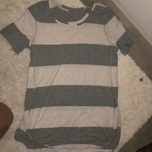 Lulu lemon stripped T-shirt